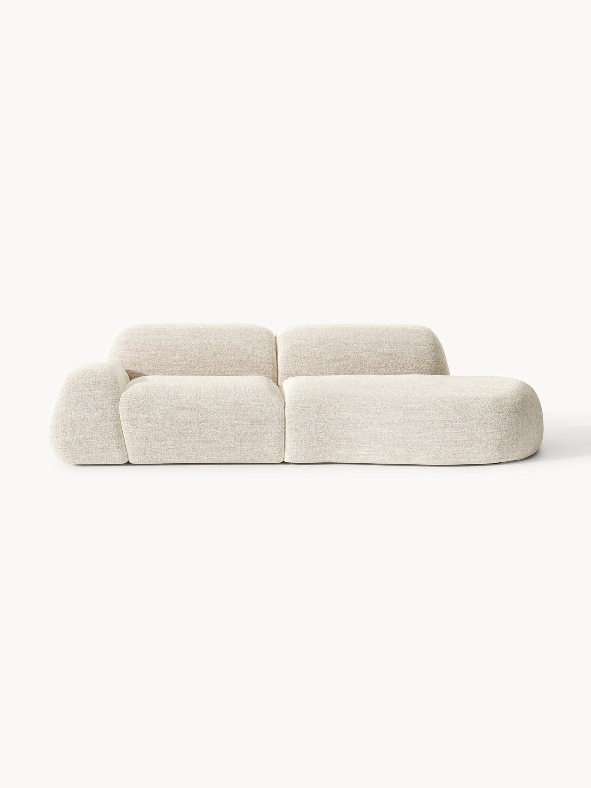 Gallery image 1 - Modular Bouclé Chaise Wolke (3-seater)