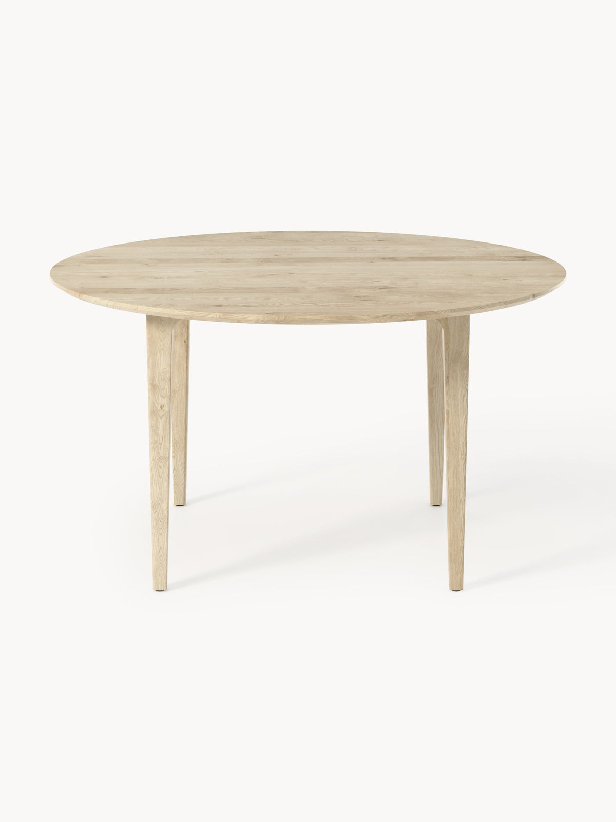 Archie Round Oak Wood Dining Table, various sizes