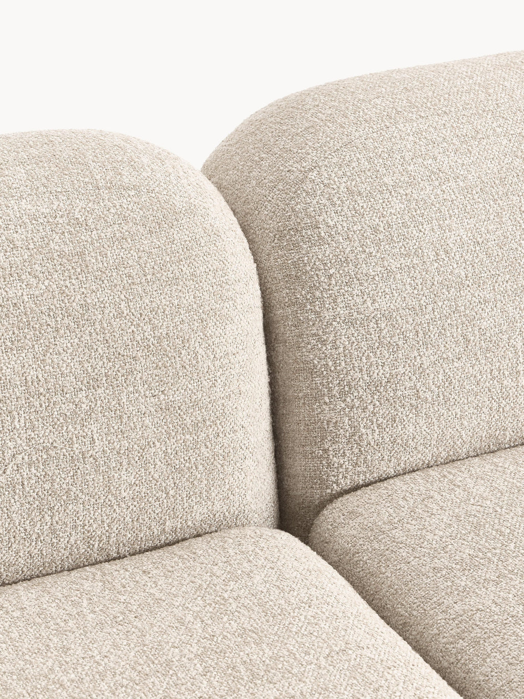 Wolke Modular Bouclé Corner Sofa (4-seater)
