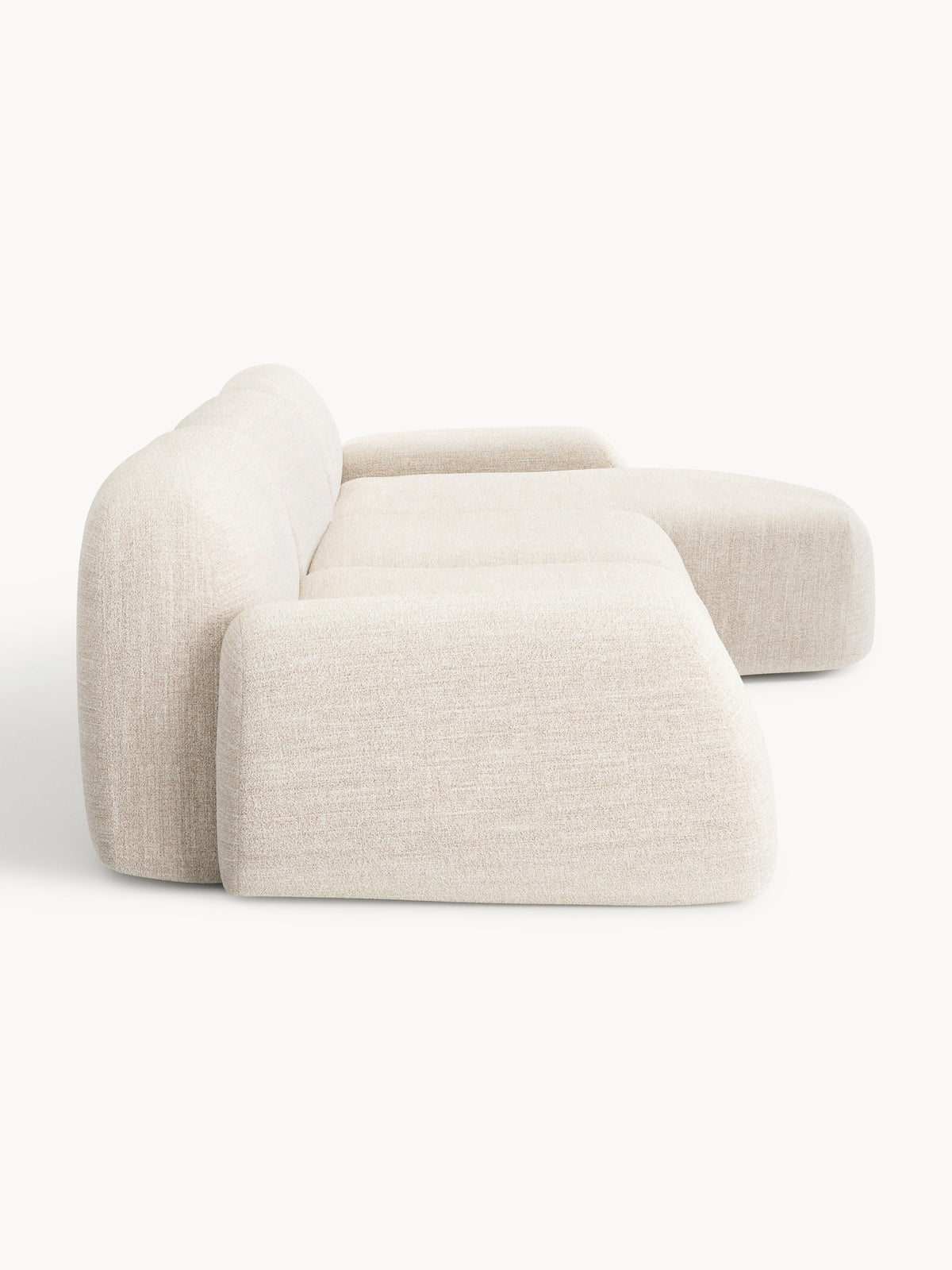 Wolke Modular Bouclé Corner Sofa (4-seater)