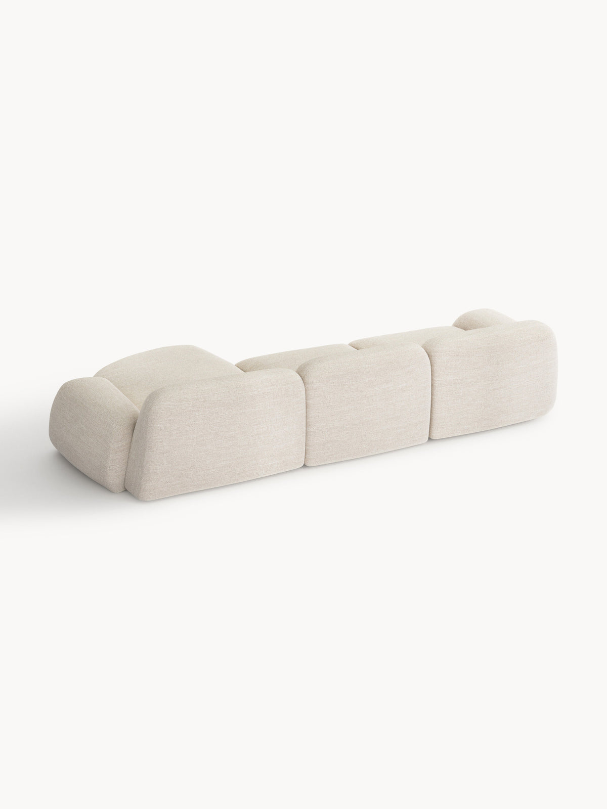 Wolke Modular Bouclé Corner Sofa (4-seater)