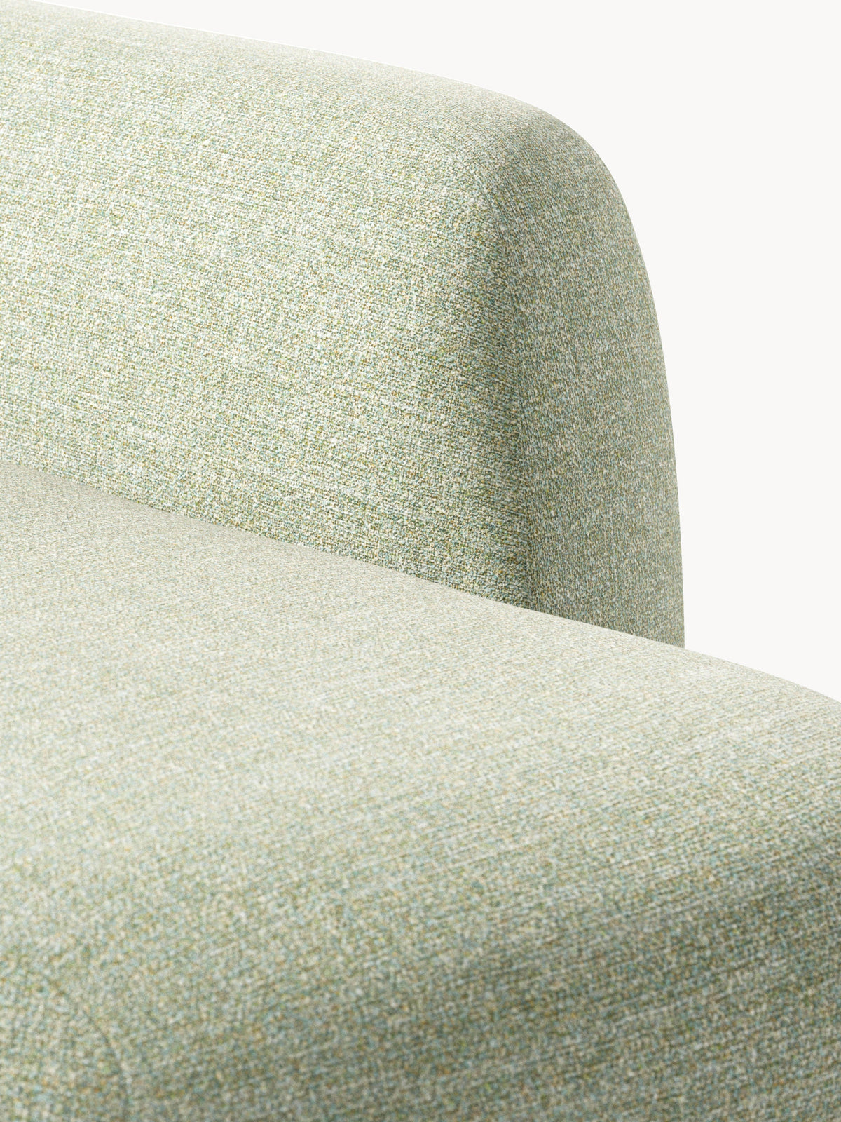 Wolke Modular Bouclé Corner Sofa (4-seater) with Chaise End