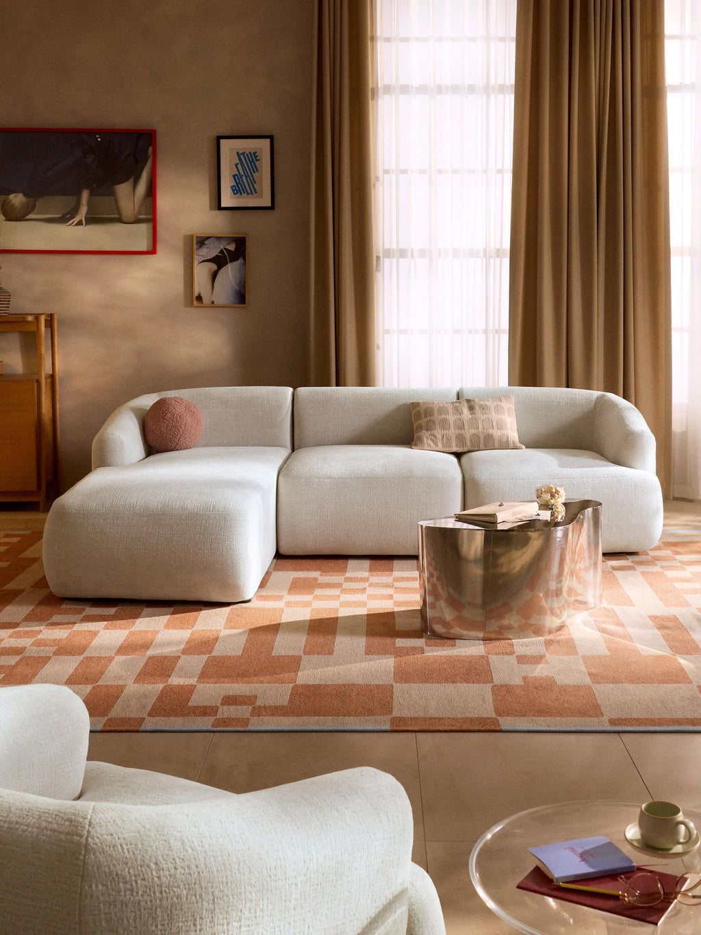 Sofia Modular Corner Sofa (4-seater)
