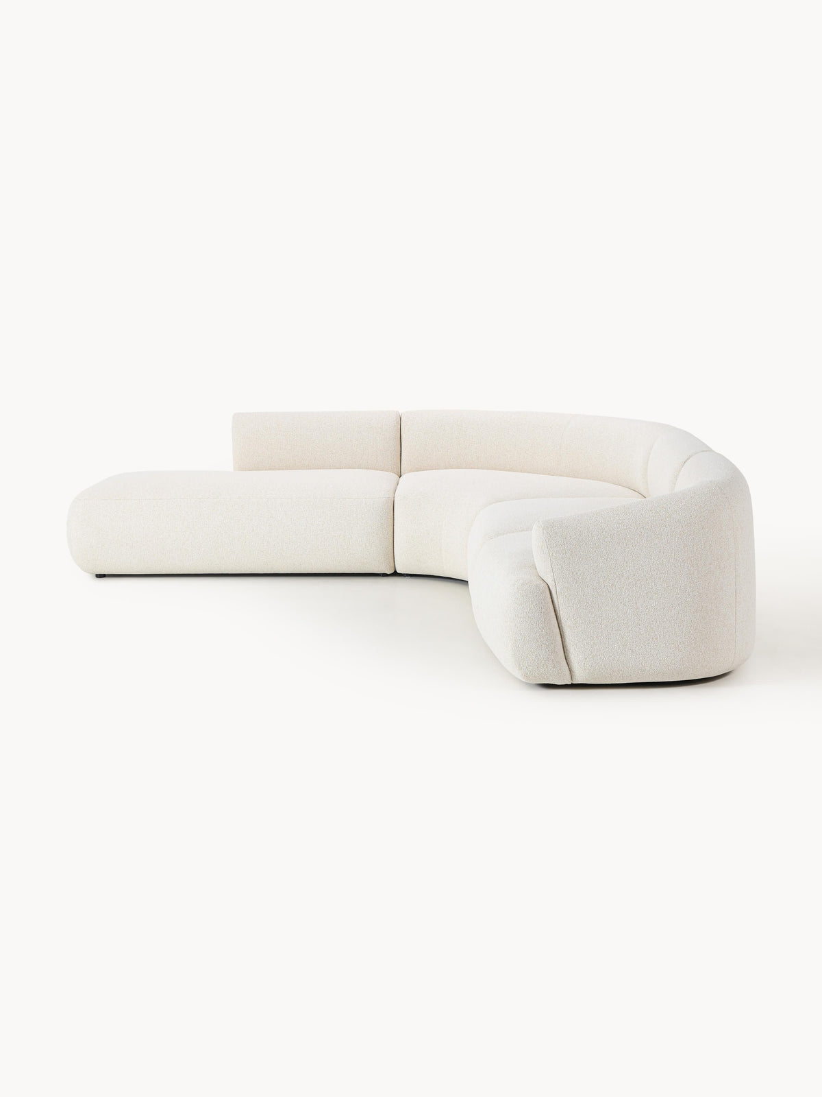 Sofia Modular Bouclé Corner Sofa (4-seater)