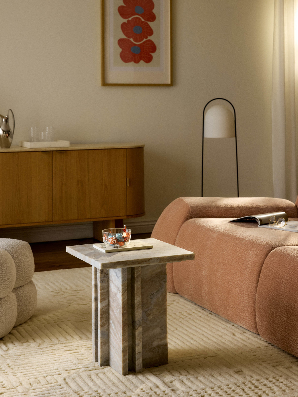 Selene Marble Side Table