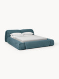 Gallery image 1 - Upholstered Teddy Bouclé Bed Wolke