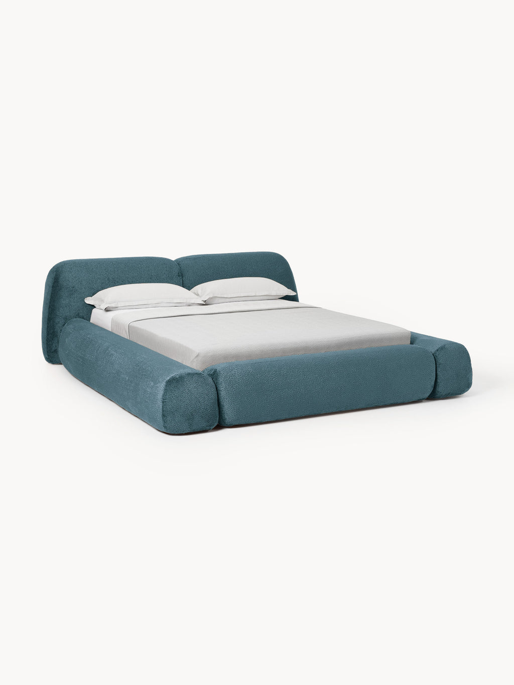 Wolke Upholstered Teddy Bouclé Bed