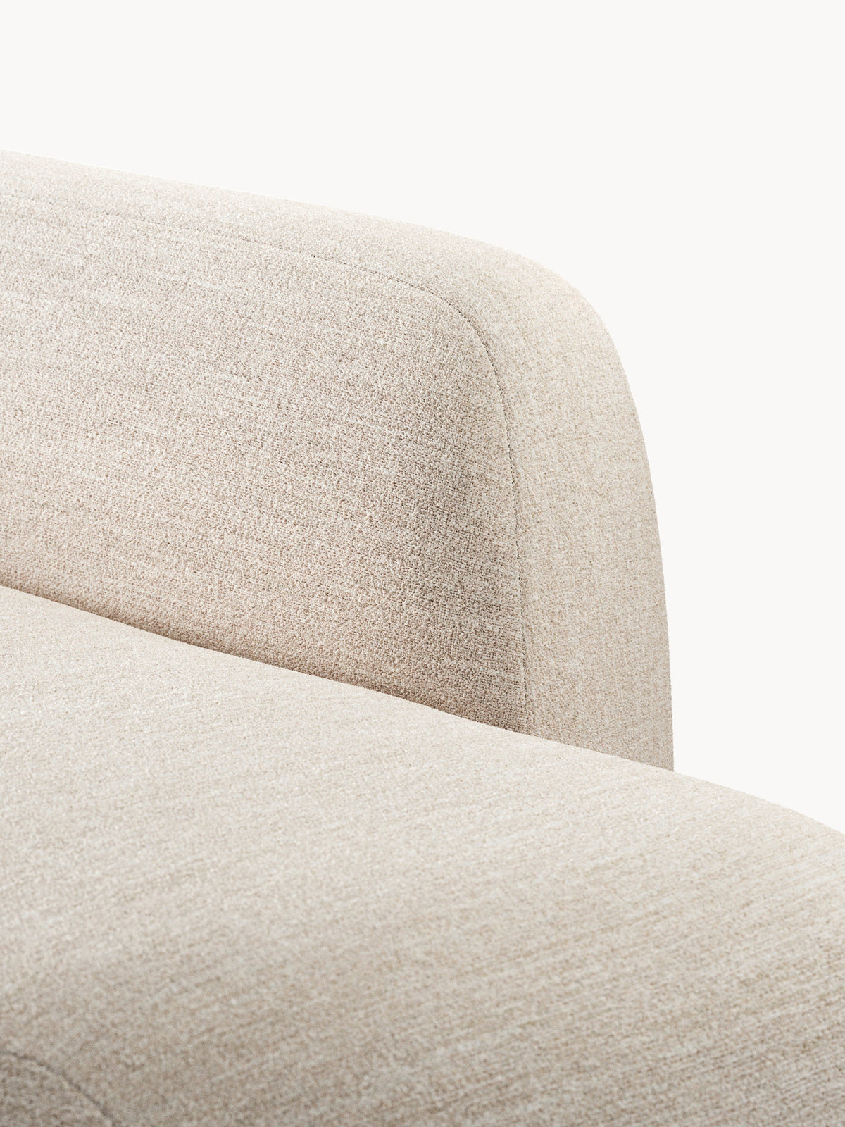 Wolke XL Modular Bouclé Corner Sofa with Chaise Ends