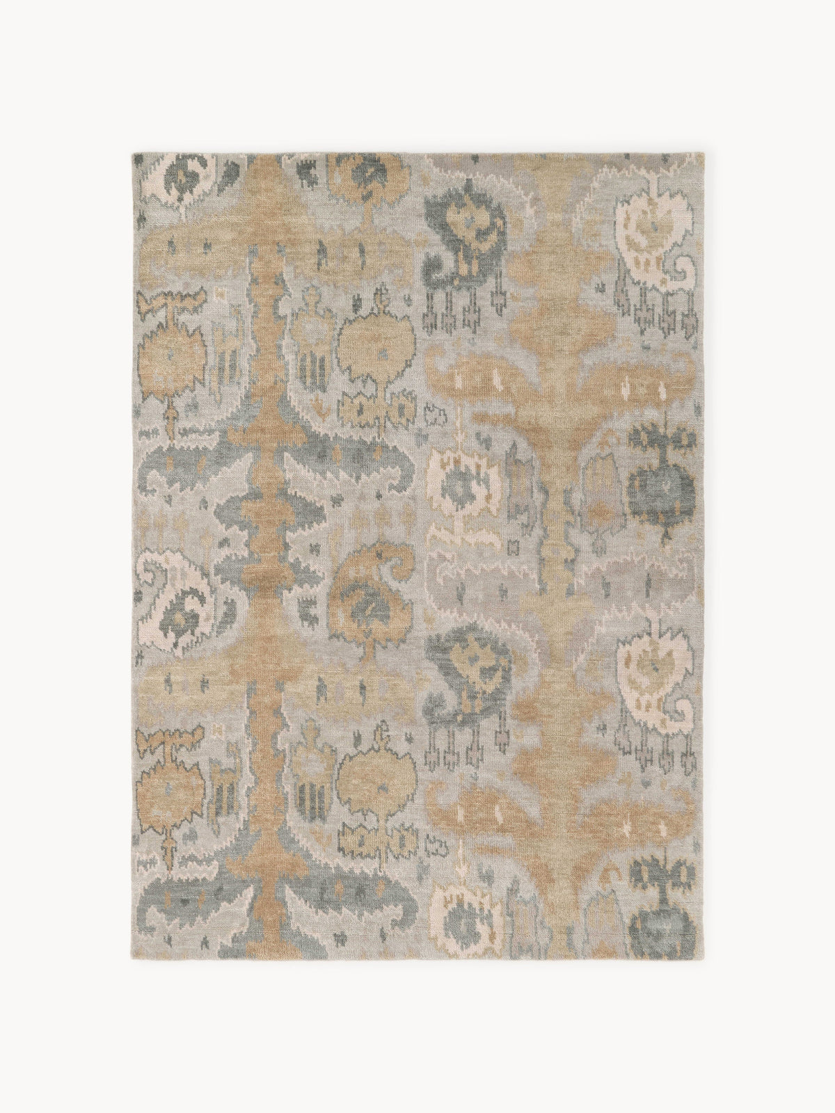 Hand-Knotted Wool Rug Amun