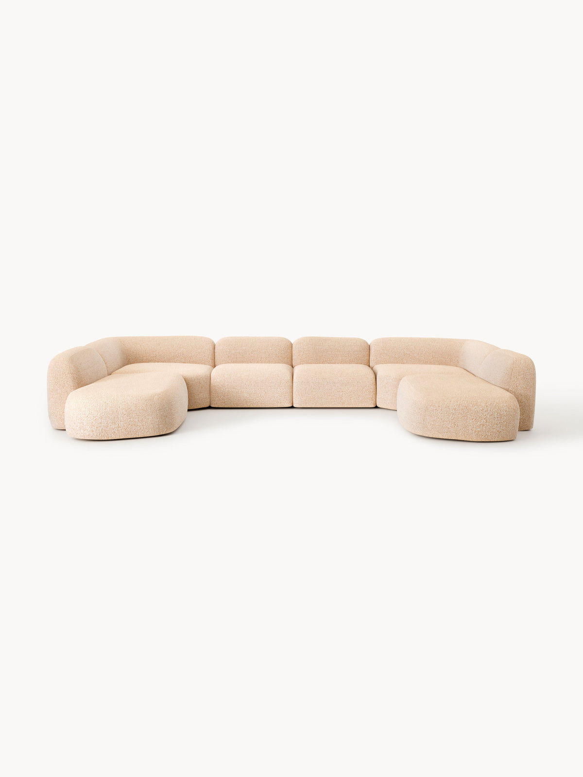 Gallery image 1 - XL Modular Bouclé Sofa Wolke