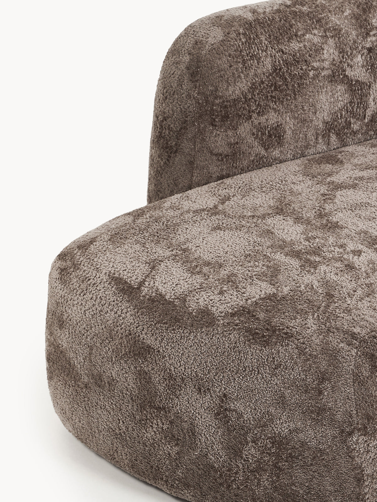 Wolke Modular Teddy Bouclé Corner Sofa (4-seater) with Chaise End