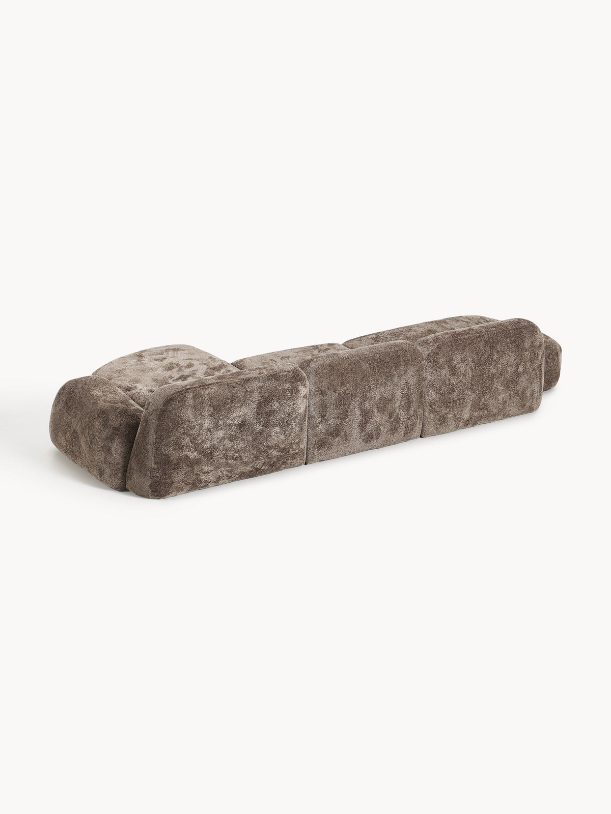 Wolke Modular Teddy Bouclé Corner Sofa (4-seater) with Chaise End