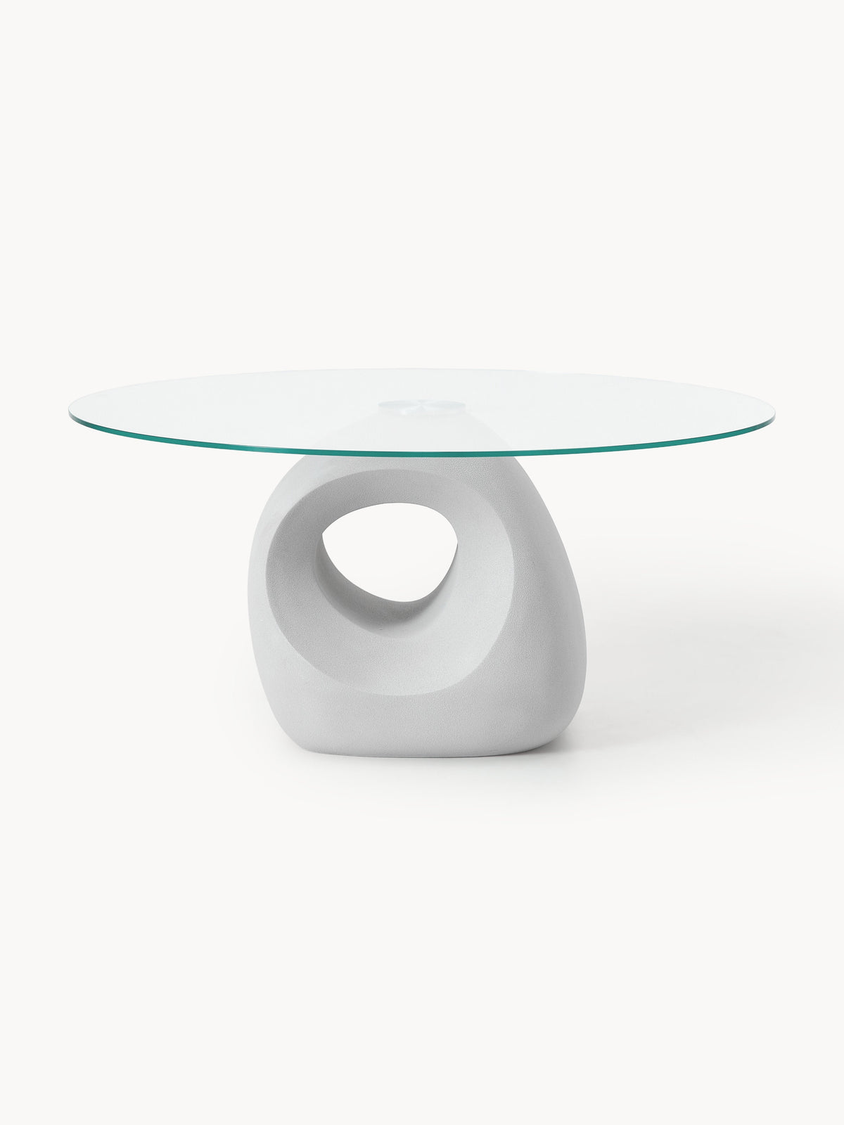 Linus Round Dining Table with Glass Top, in various sizes