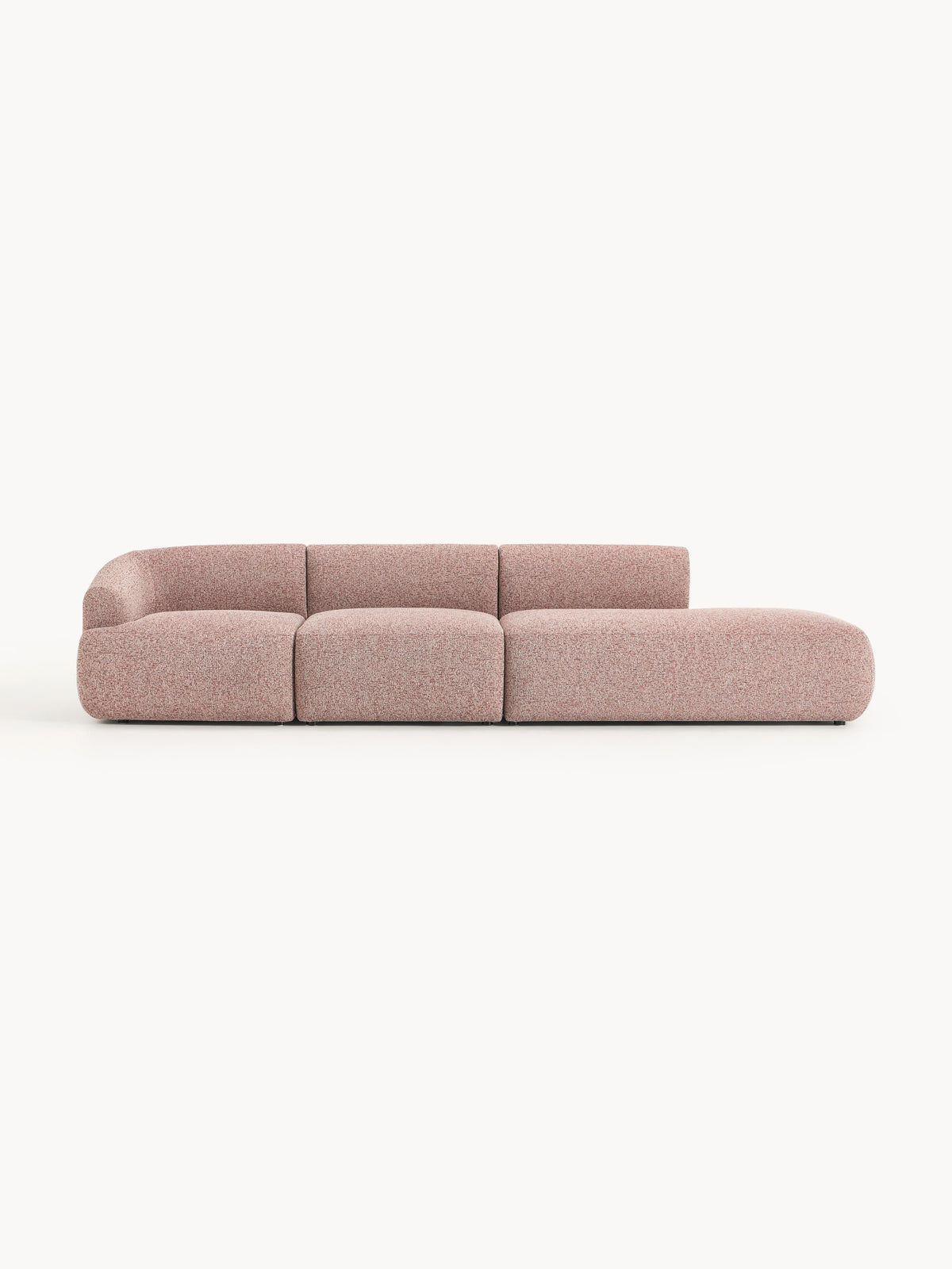 Sofia Modular Bouclé Chaise (4-seater)