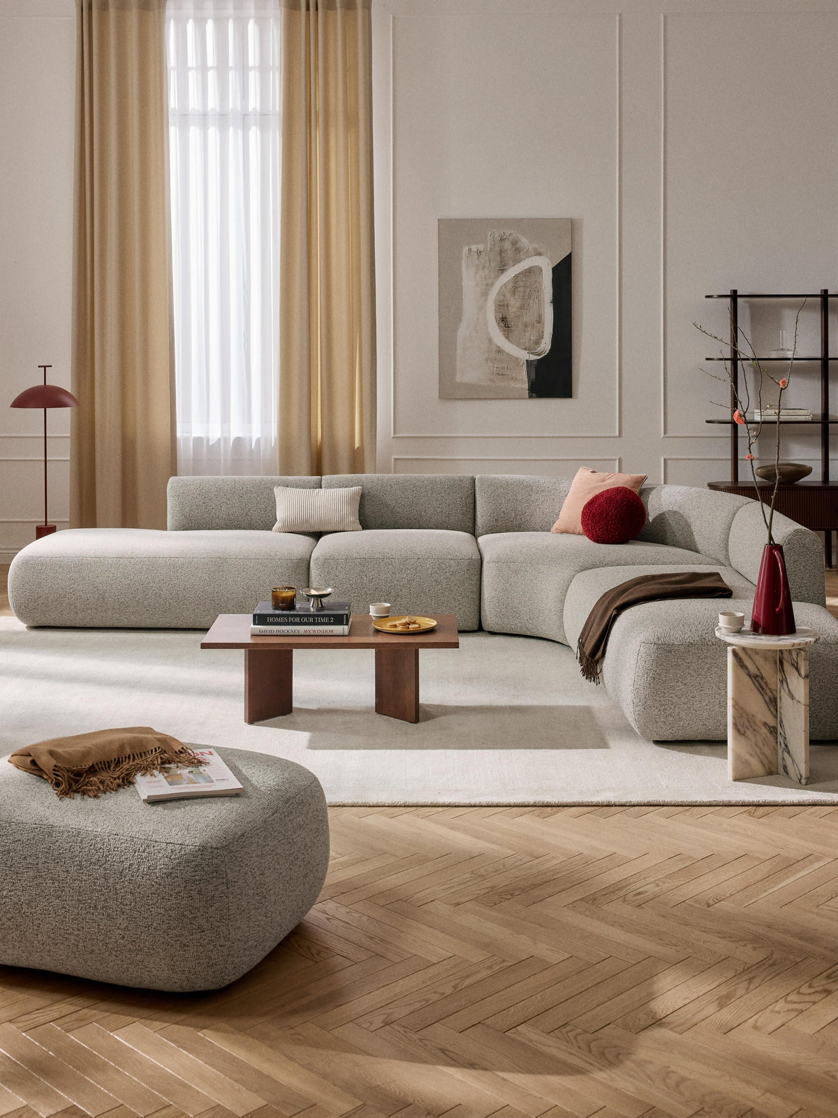 Sofia XL Modular Bouclé Corner Sofa
