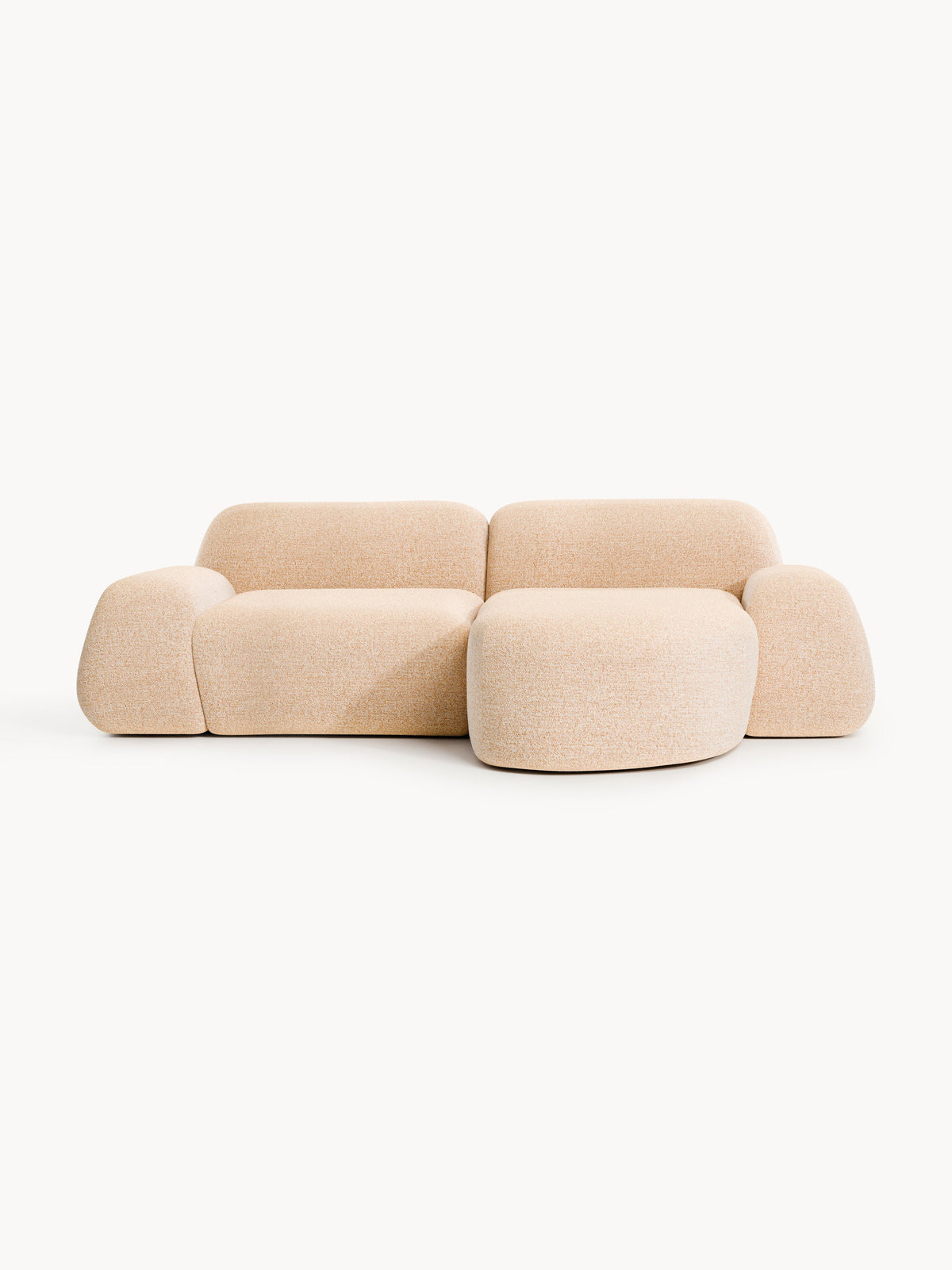 Wolke Modular Bouclé Corner Sofa (3-seater)