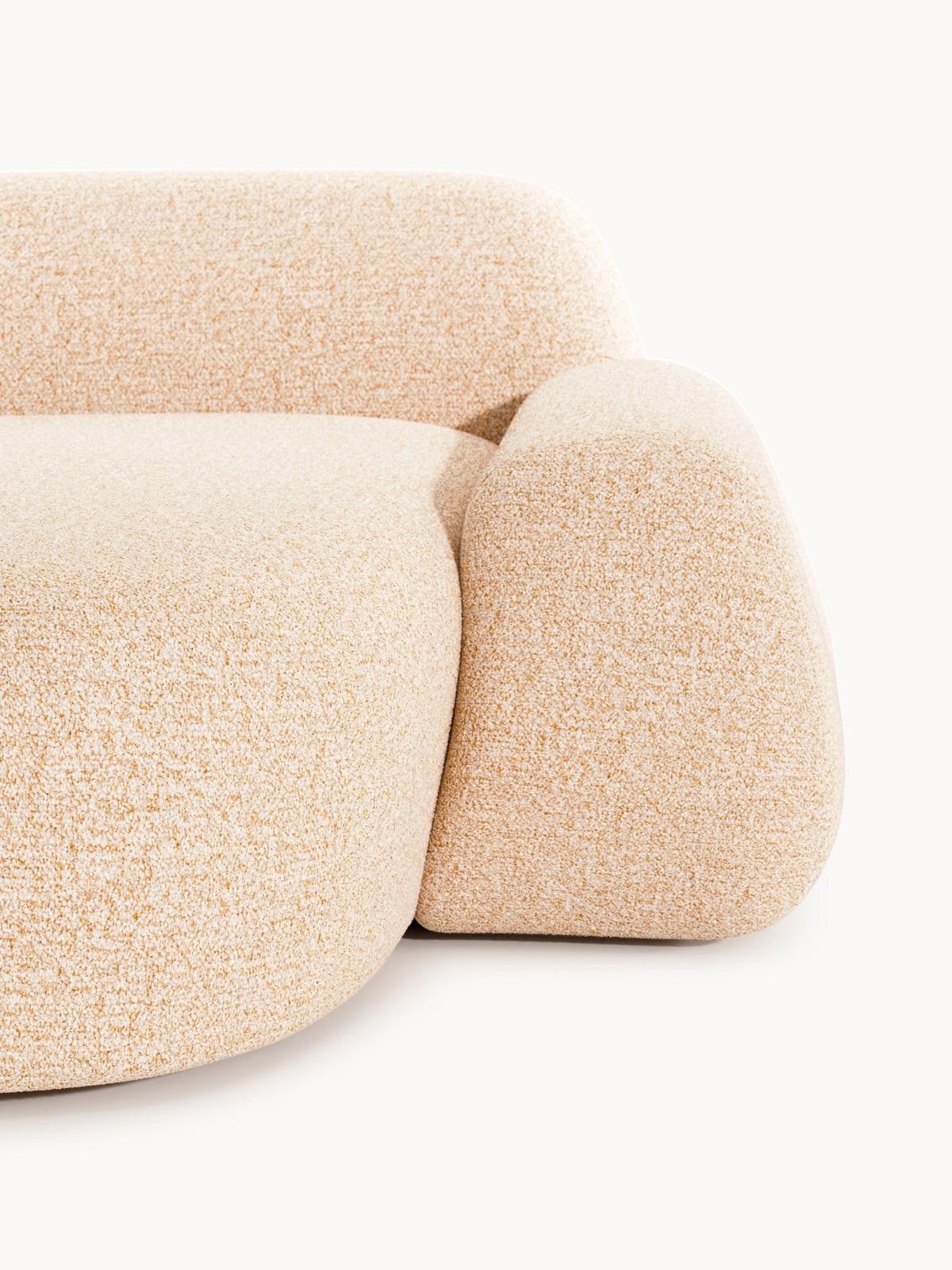 Wolke Modular Bouclé Corner Sofa (3-seater)