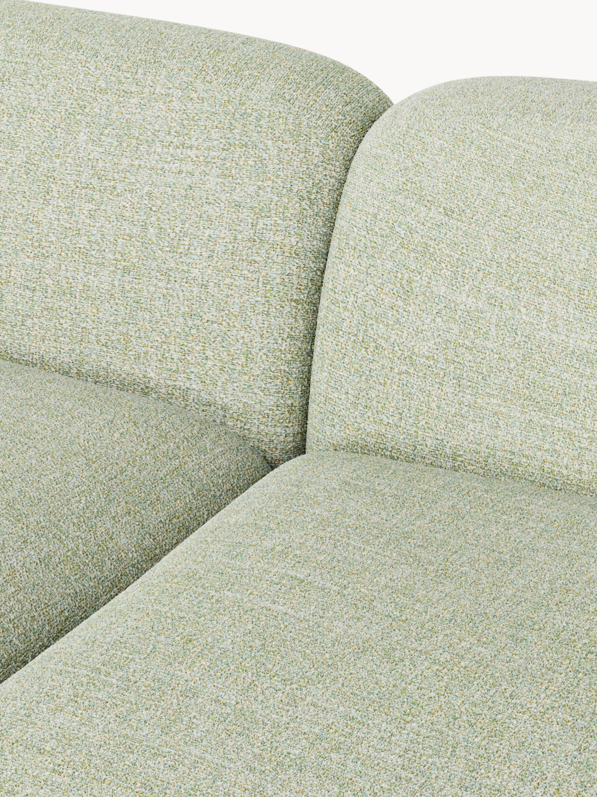 Wolke Modular Bouclé Corner Sofa (3-seater)