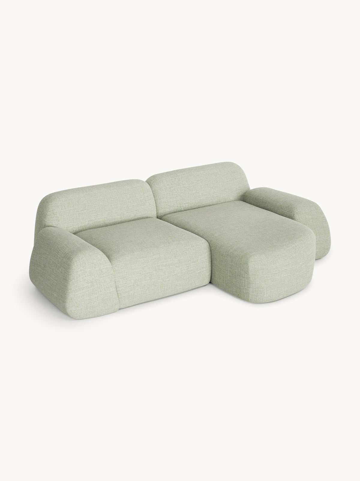 Wolke Modular Bouclé Corner Sofa (3-seater)