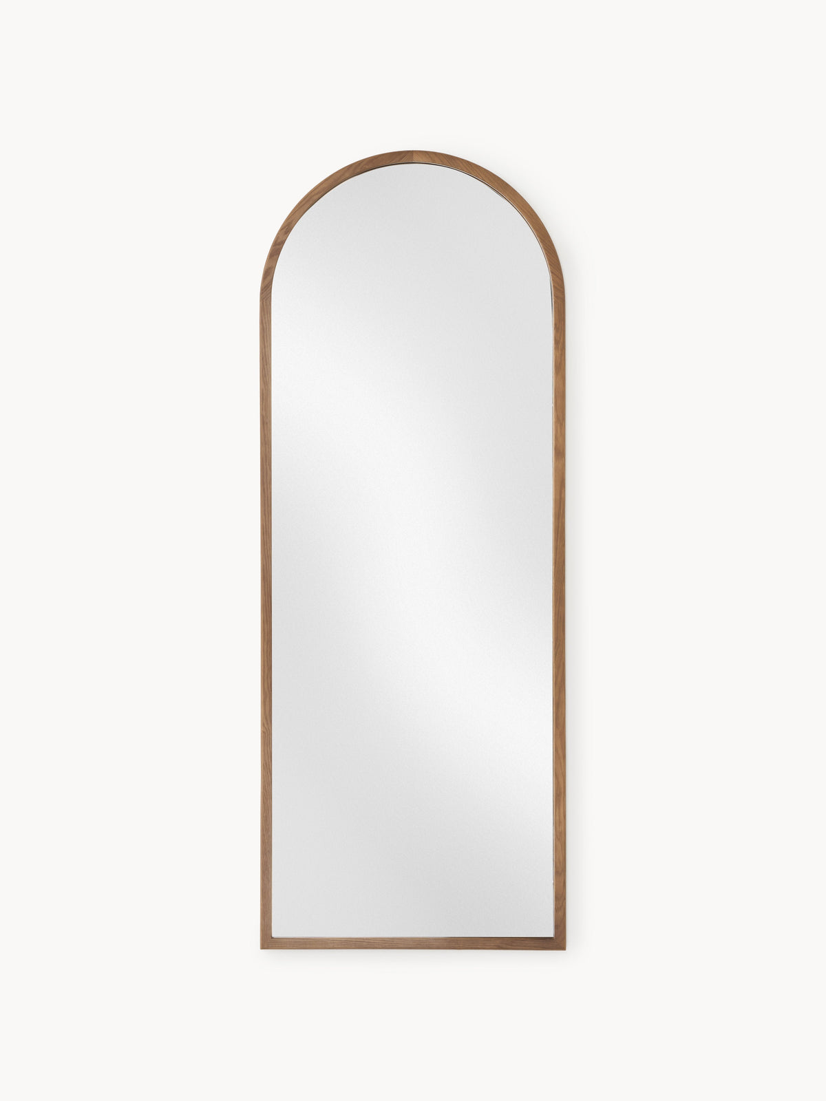 Gallery image 1 - Full-Length Leaner Mirror Levan with Oak Wood Frame