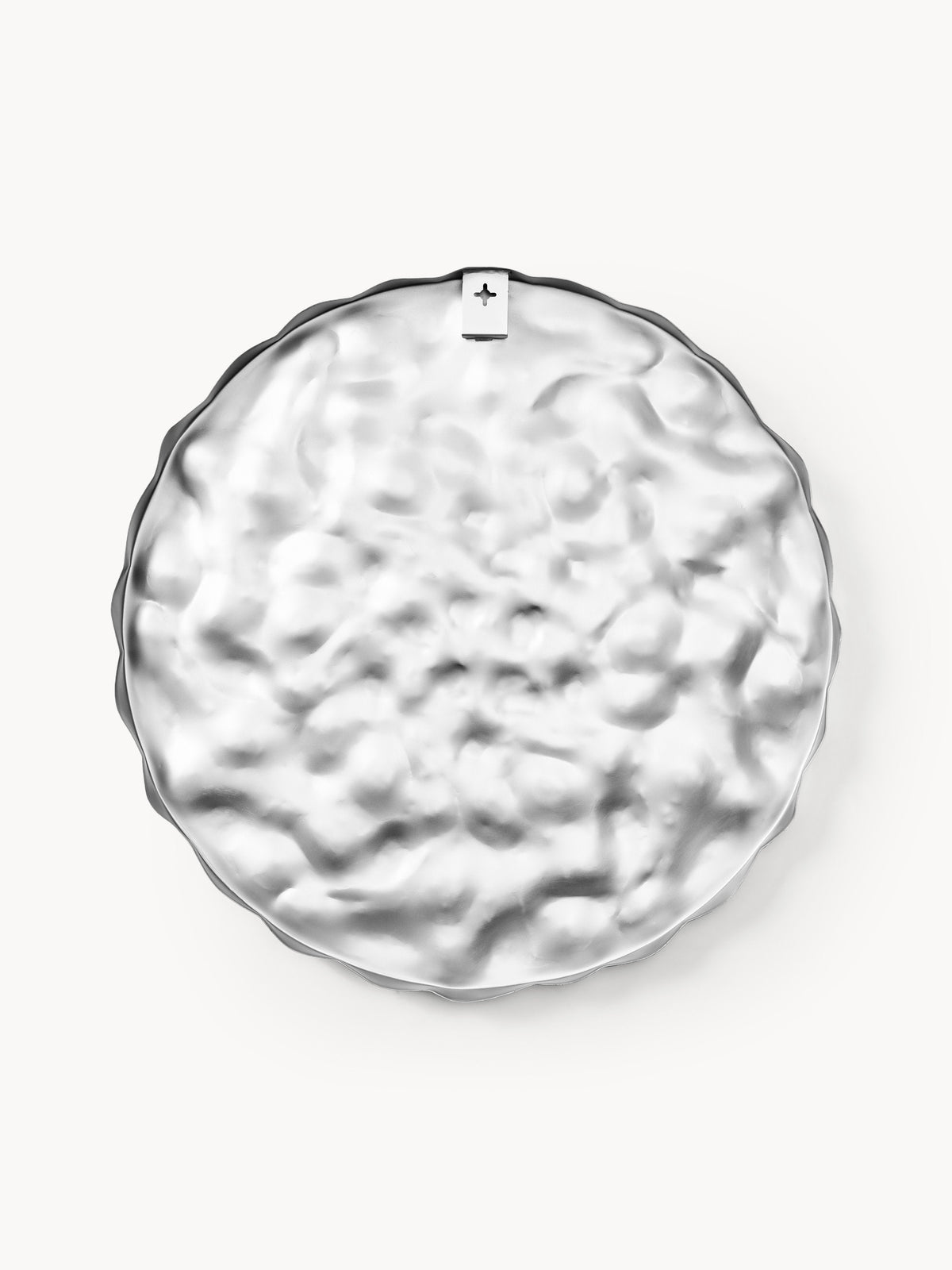 Splash Wall Object with Hammered Surface, Ø 120 cm