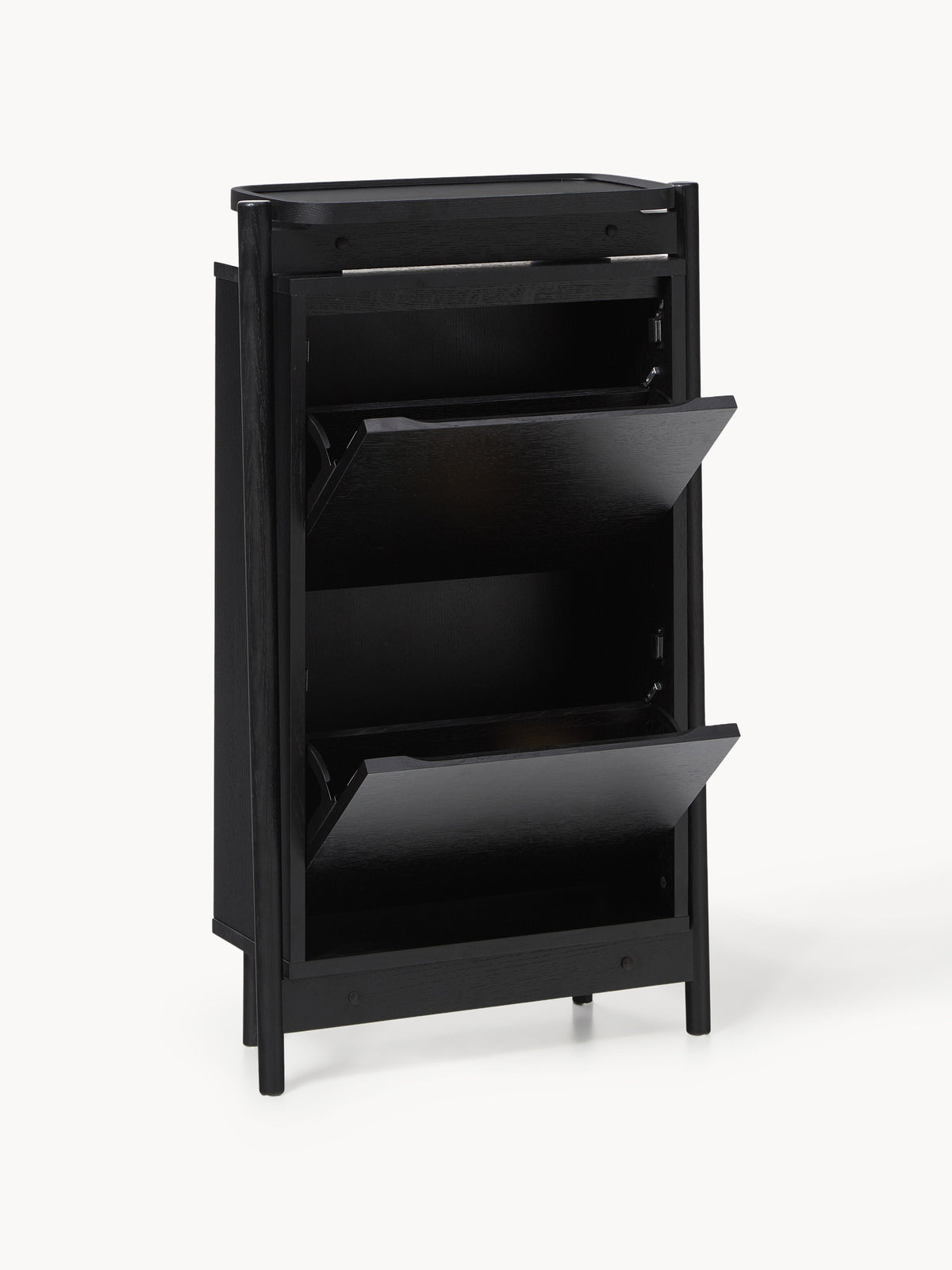 Libby Fold Out Wooden Shoe Cabinet
