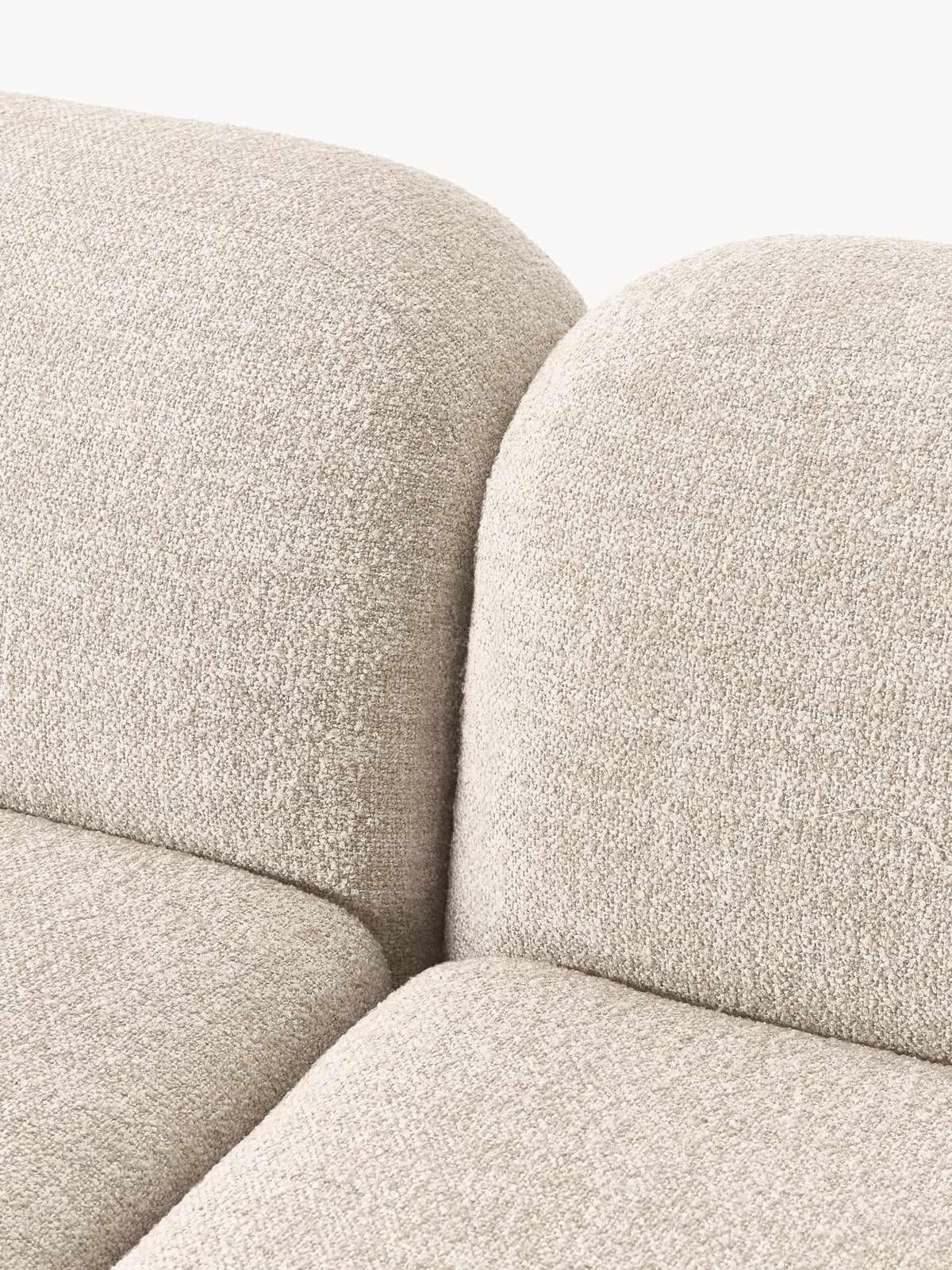 Wolke Modular Bouclé Corner Sofa (3-seater)