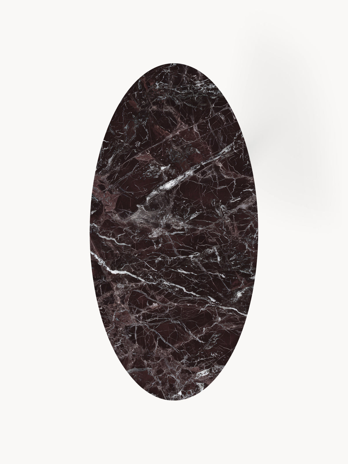 Miley Oval Marble Dining Table, 180 x 90 cm