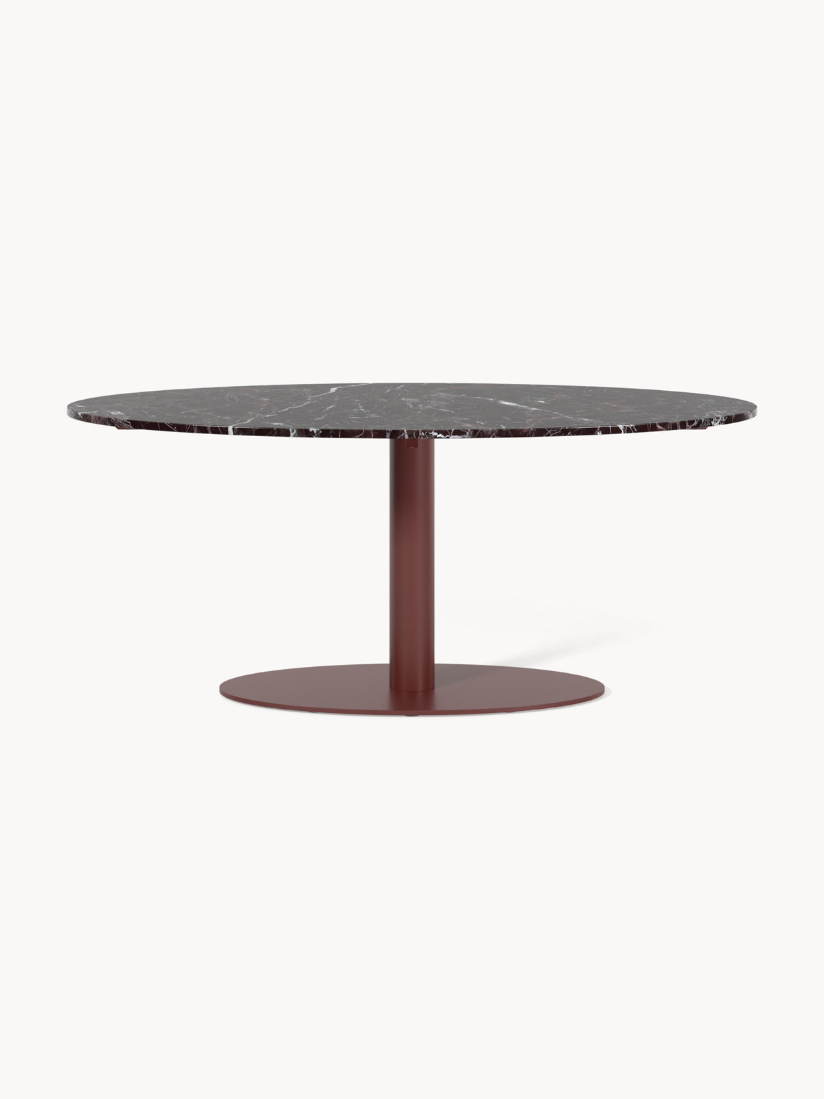 Miley Oval Marble Dining Table, 180 x 90 cm