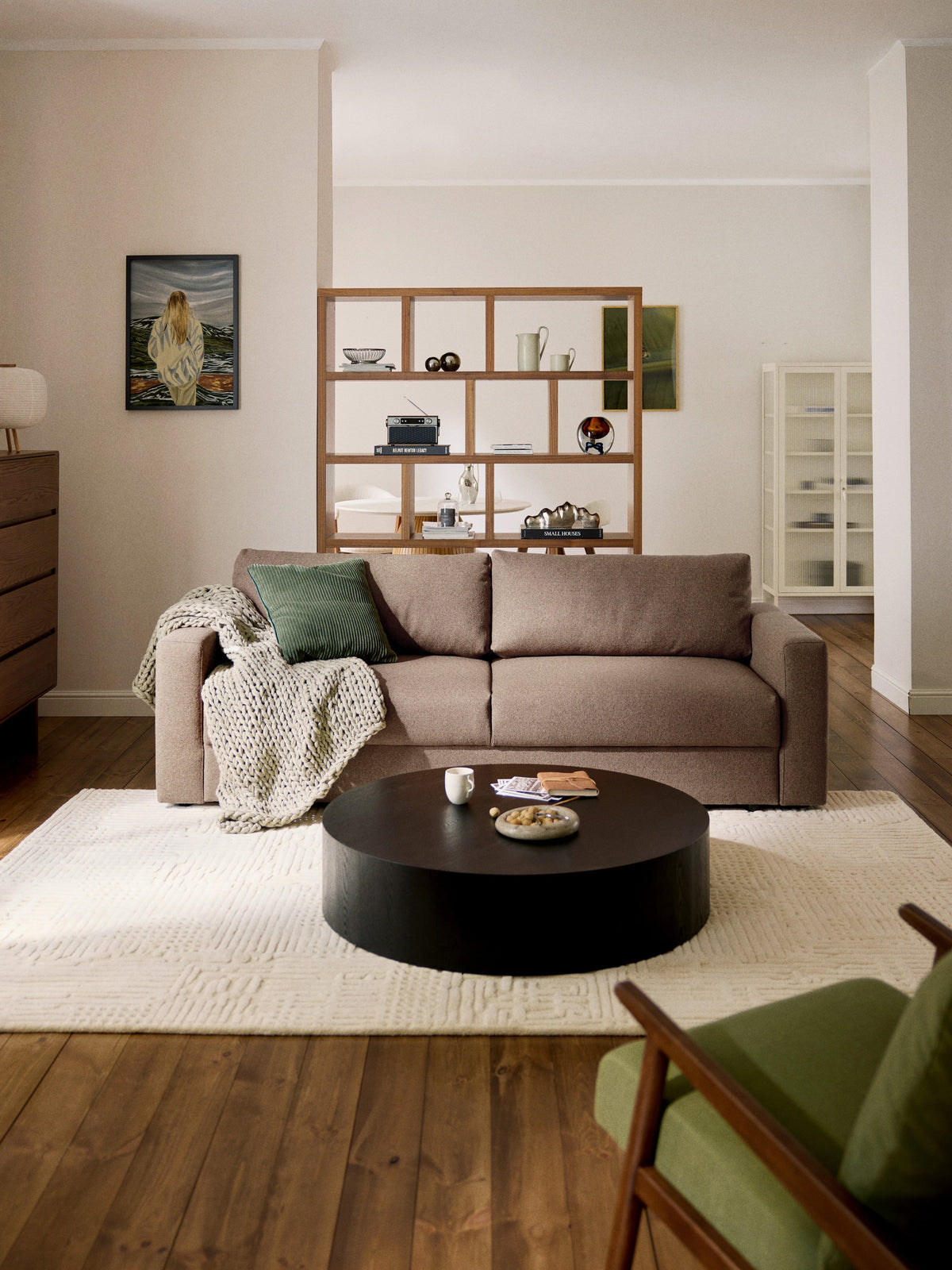Tasha Bouclé Sofa Bed (3-seater)