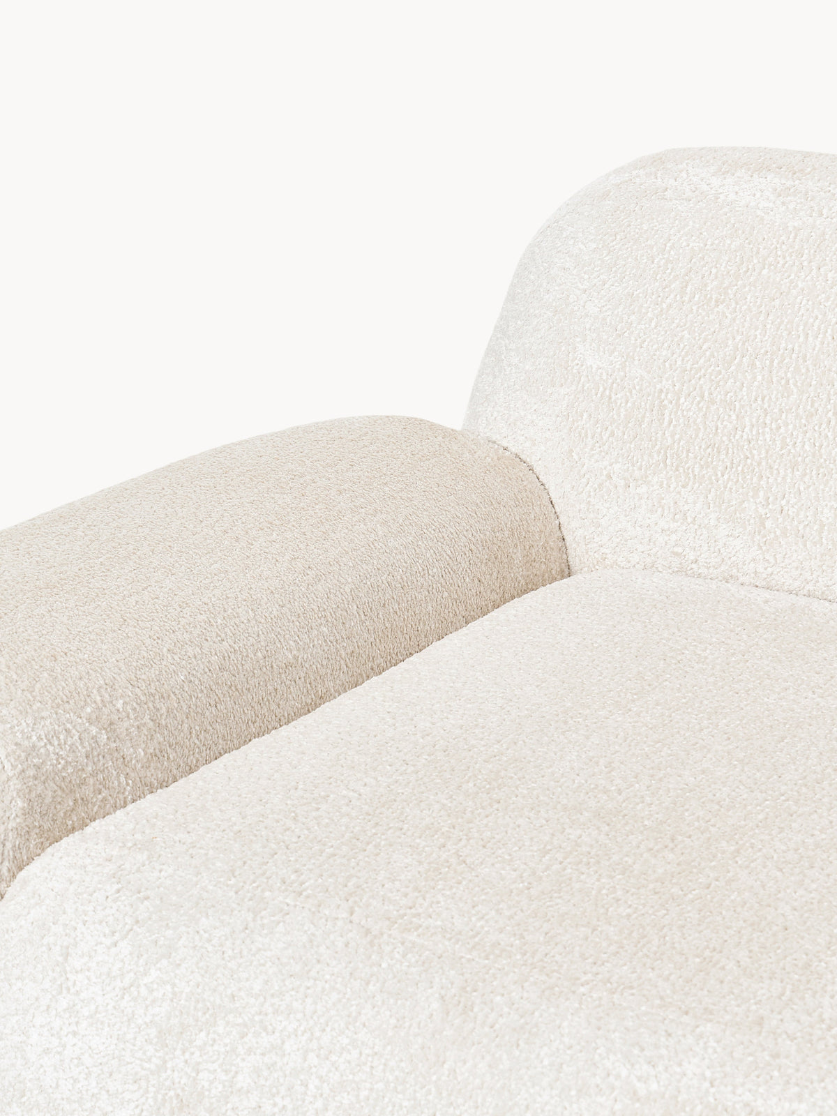 Wolke Modular Teddy Bouclé Chaise (3-seater)