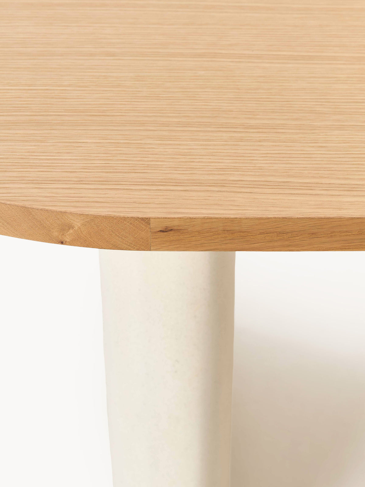 Dune Oval Oak Wood Dining Table, in various sizes