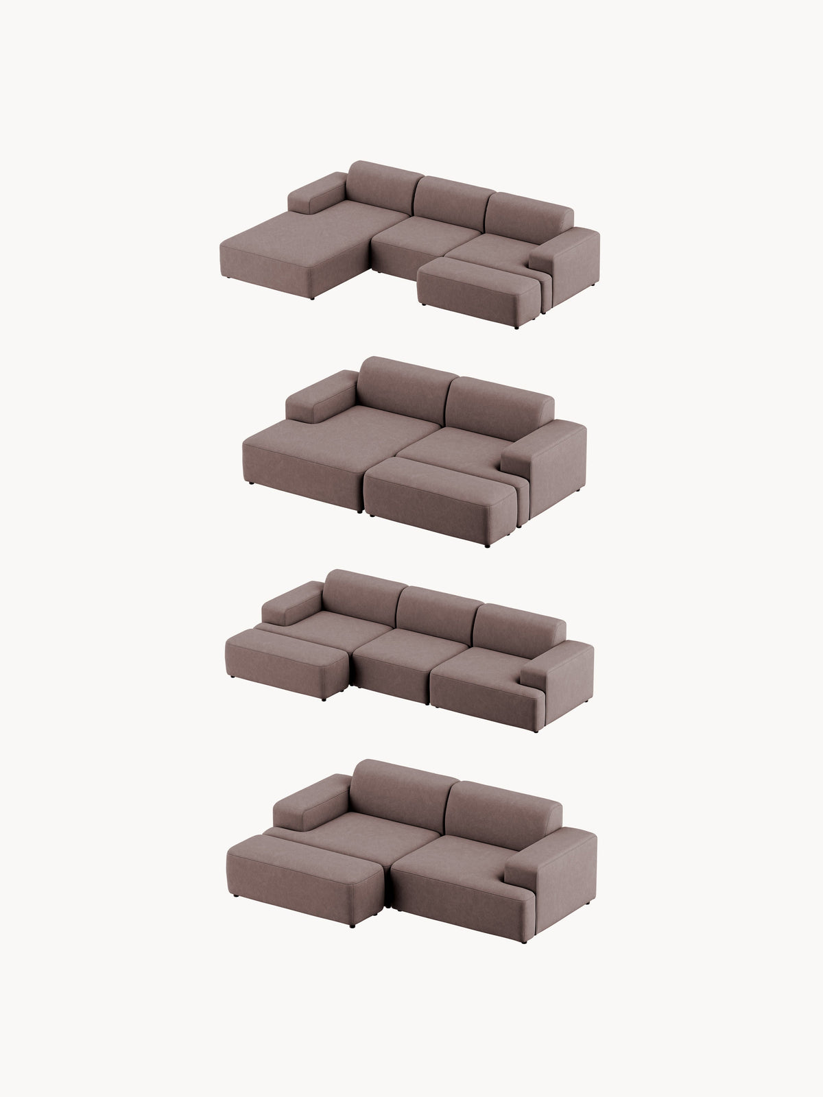 Melva XL Ottoman, W 116 x D 42 cm