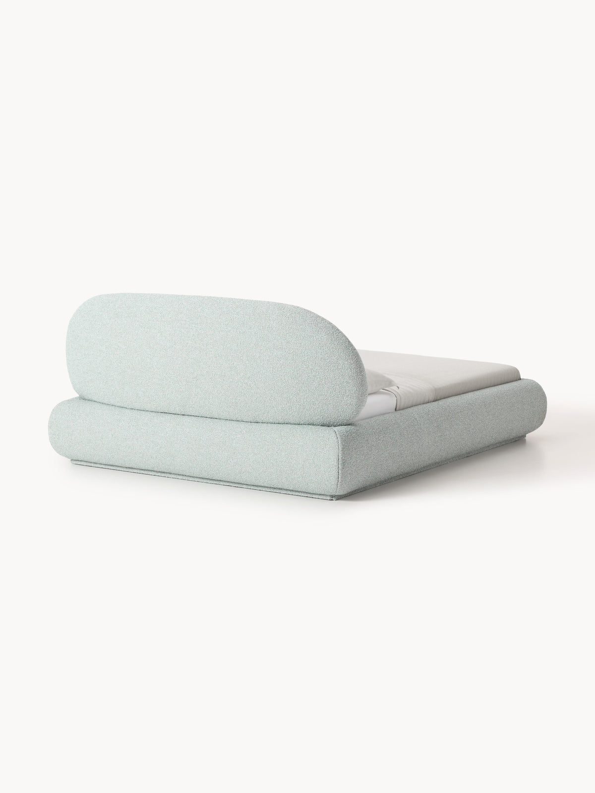 Alba Upholstered Bouclé Bed