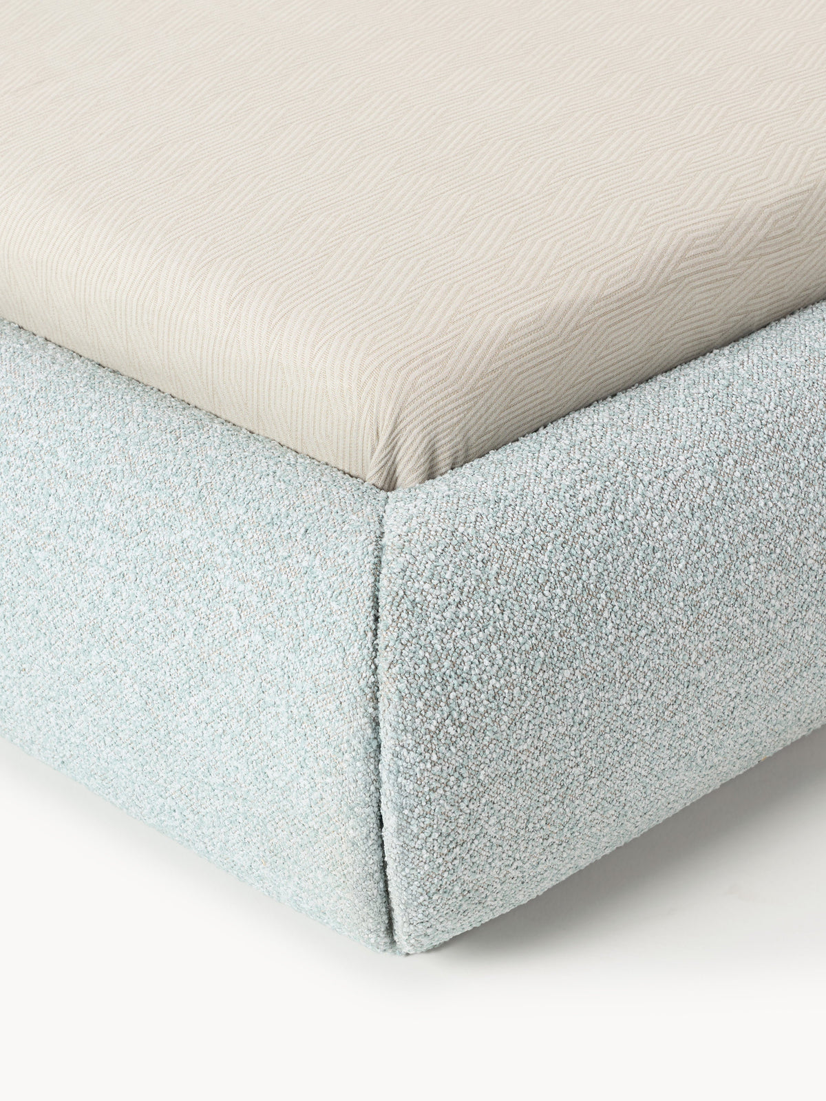Alba Upholstered Bouclé Bed