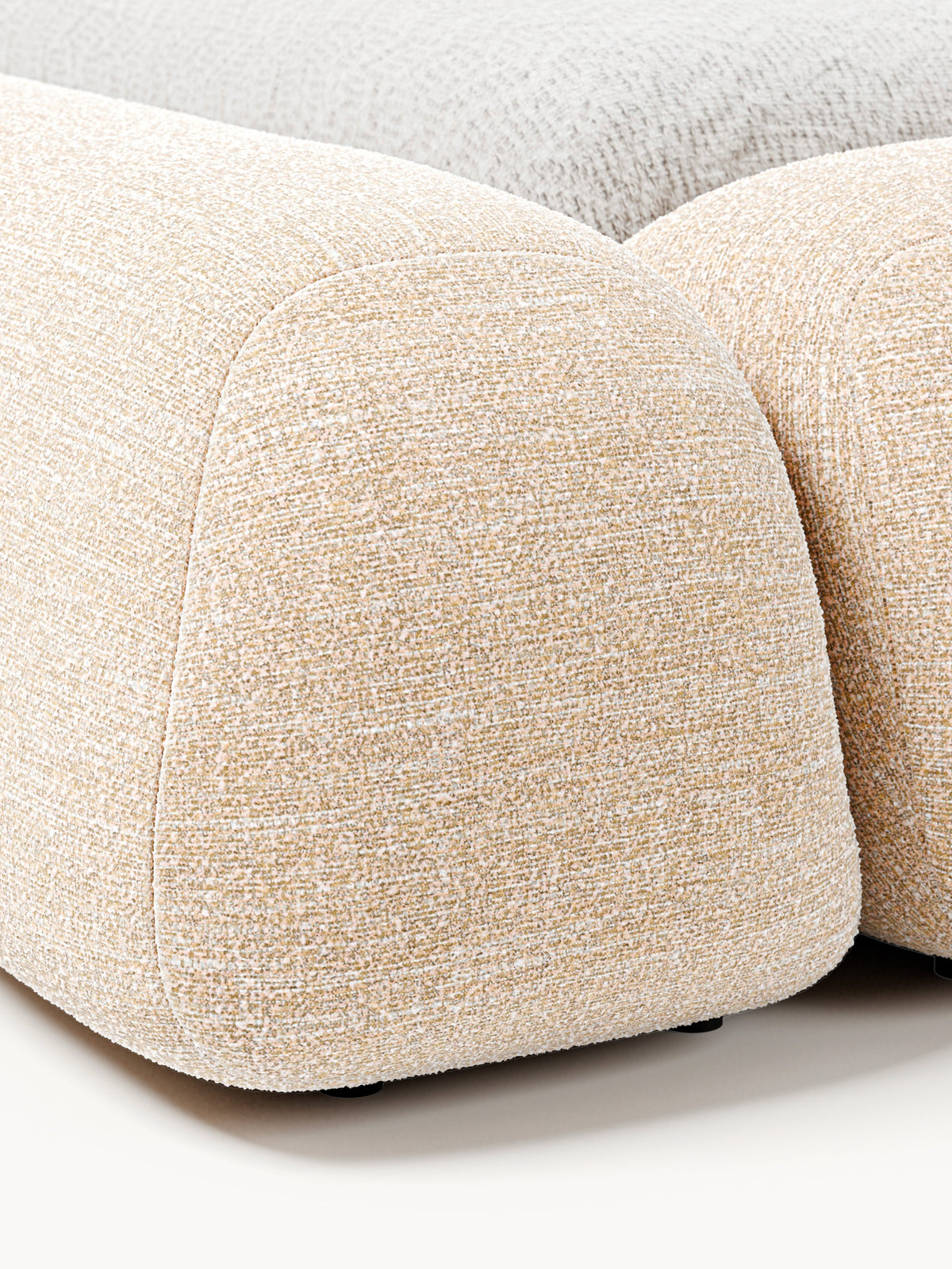 Wolke Upholstered Bouclé Bed with Storage