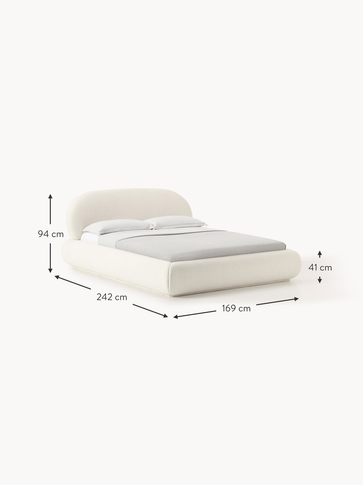 Alba Upholstered Teddy Bed