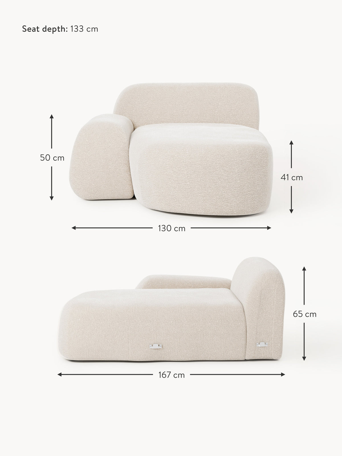 Wolke Chaise Corner Module