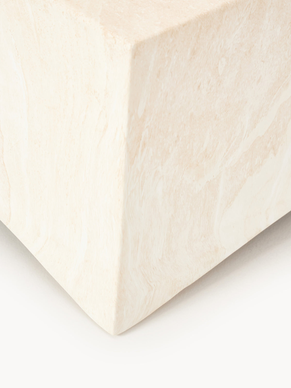 Mohi In- & Outdoor Coffee Table with Travertine Effect, W 120 cm