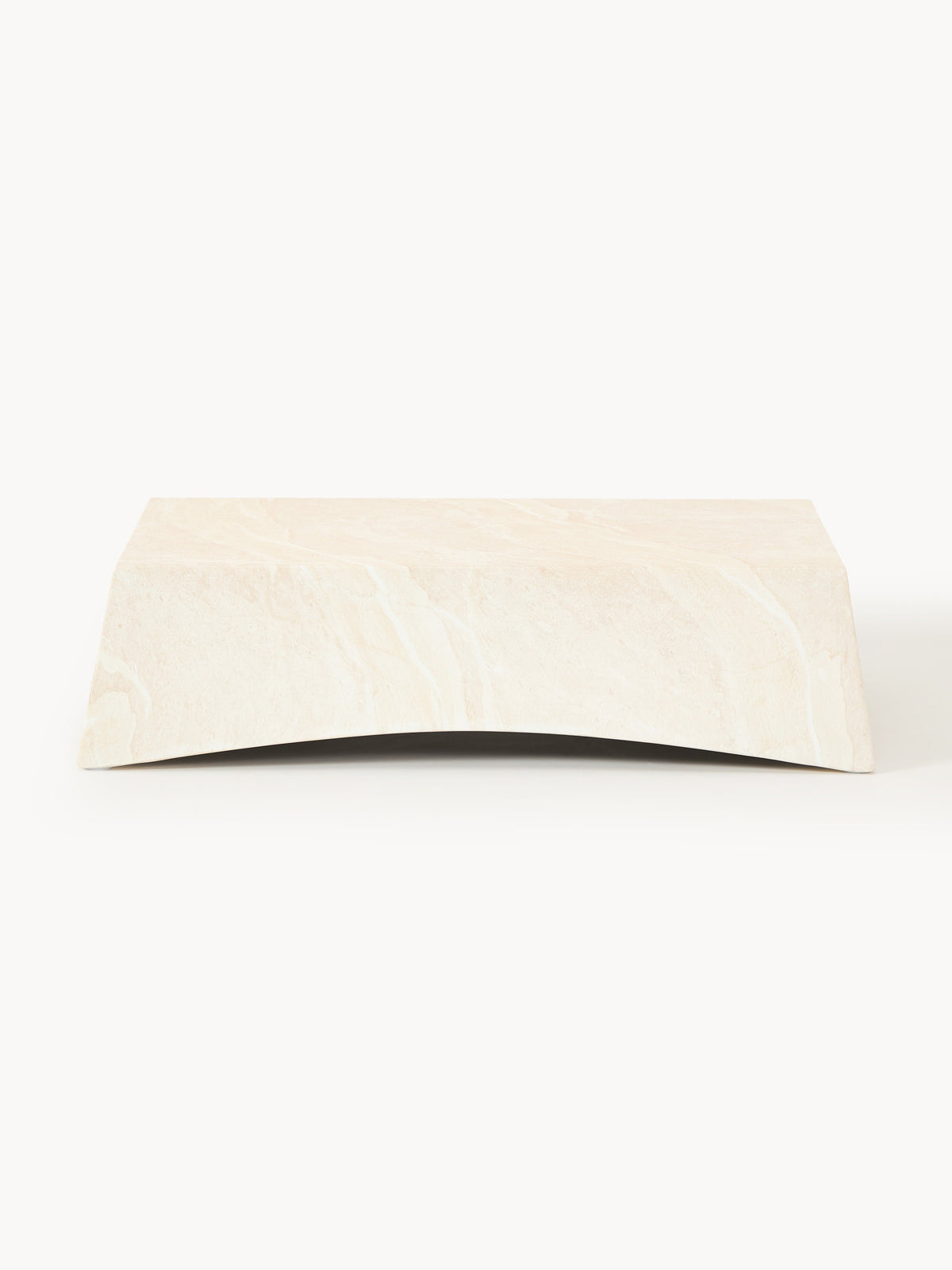 Mohi In- & Outdoor Coffee Table with Travertine Effect, W 100 cm