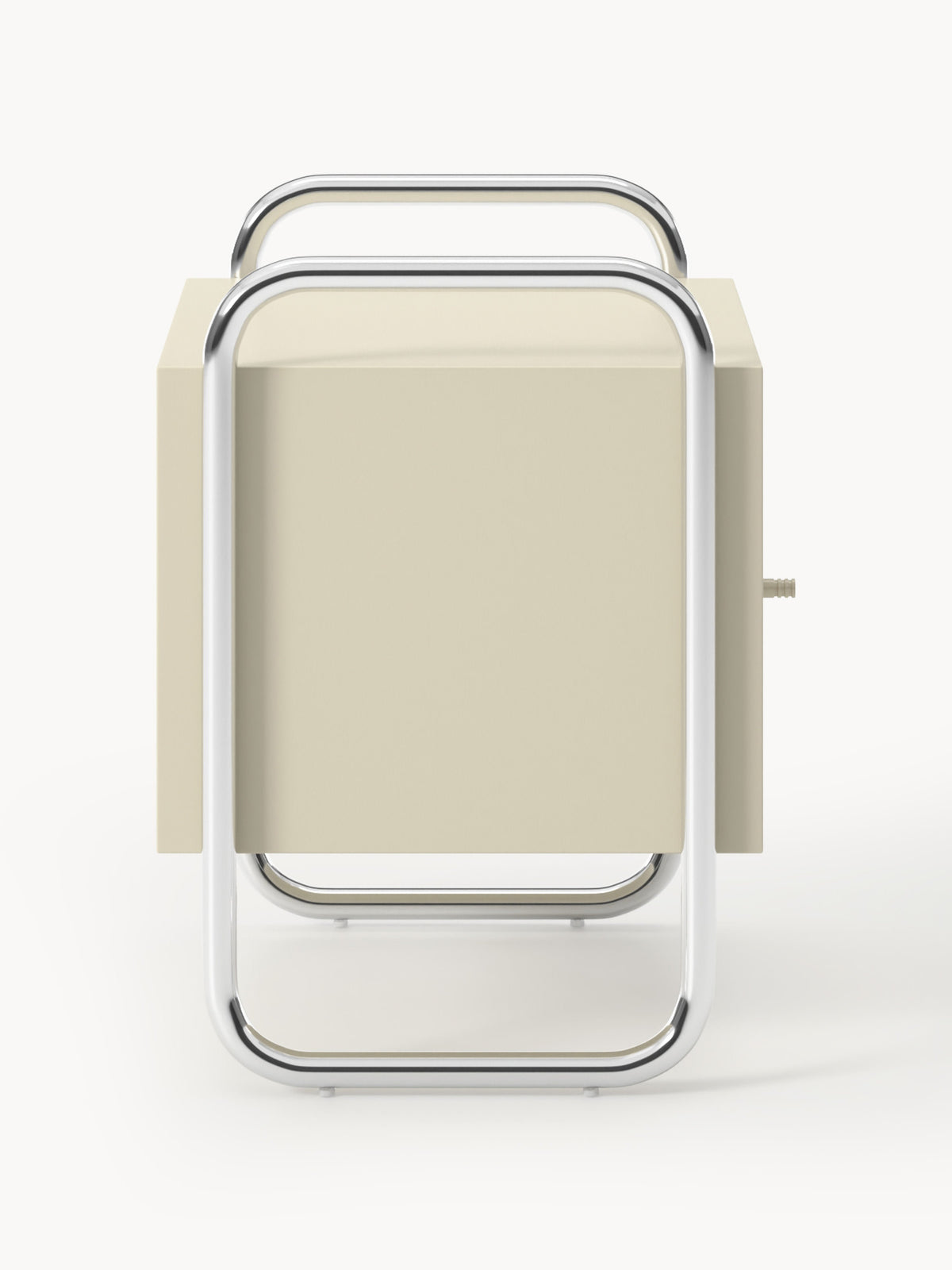 Robyn Metal Bedside Table, left- or right-hinged options