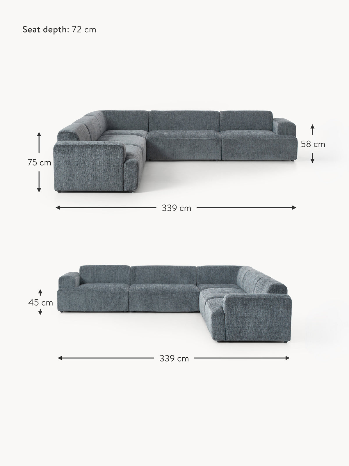 Melva XL Corner Sofa