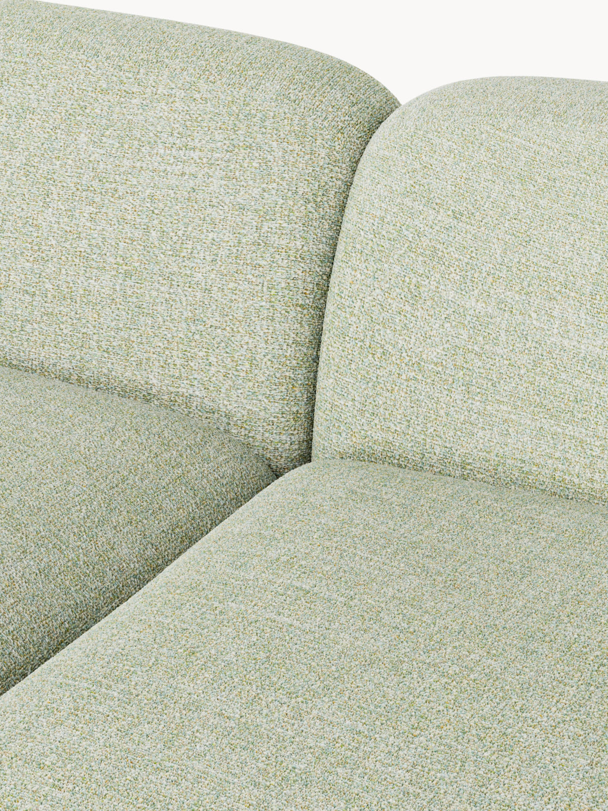 Wolke Modular Bouclé Chaise (3-seater)