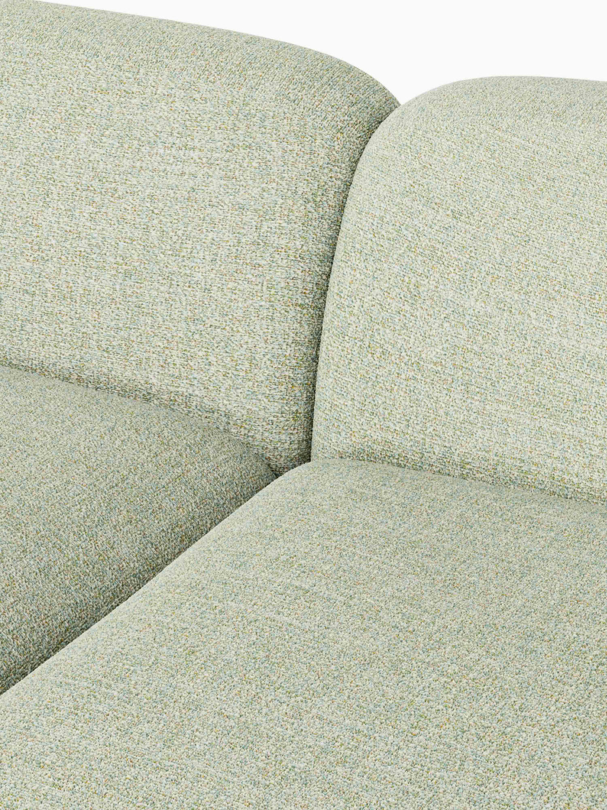 Wolke Modular Bouclé Chaise (3-seater)