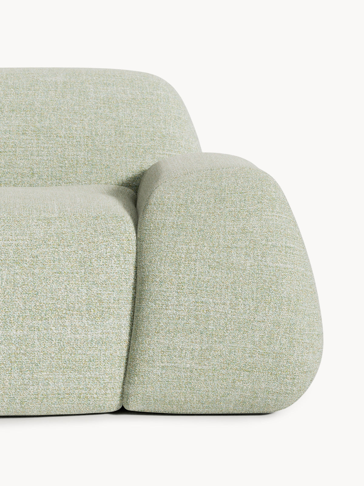 Wolke Modular Bouclé Chaise (3-seater)