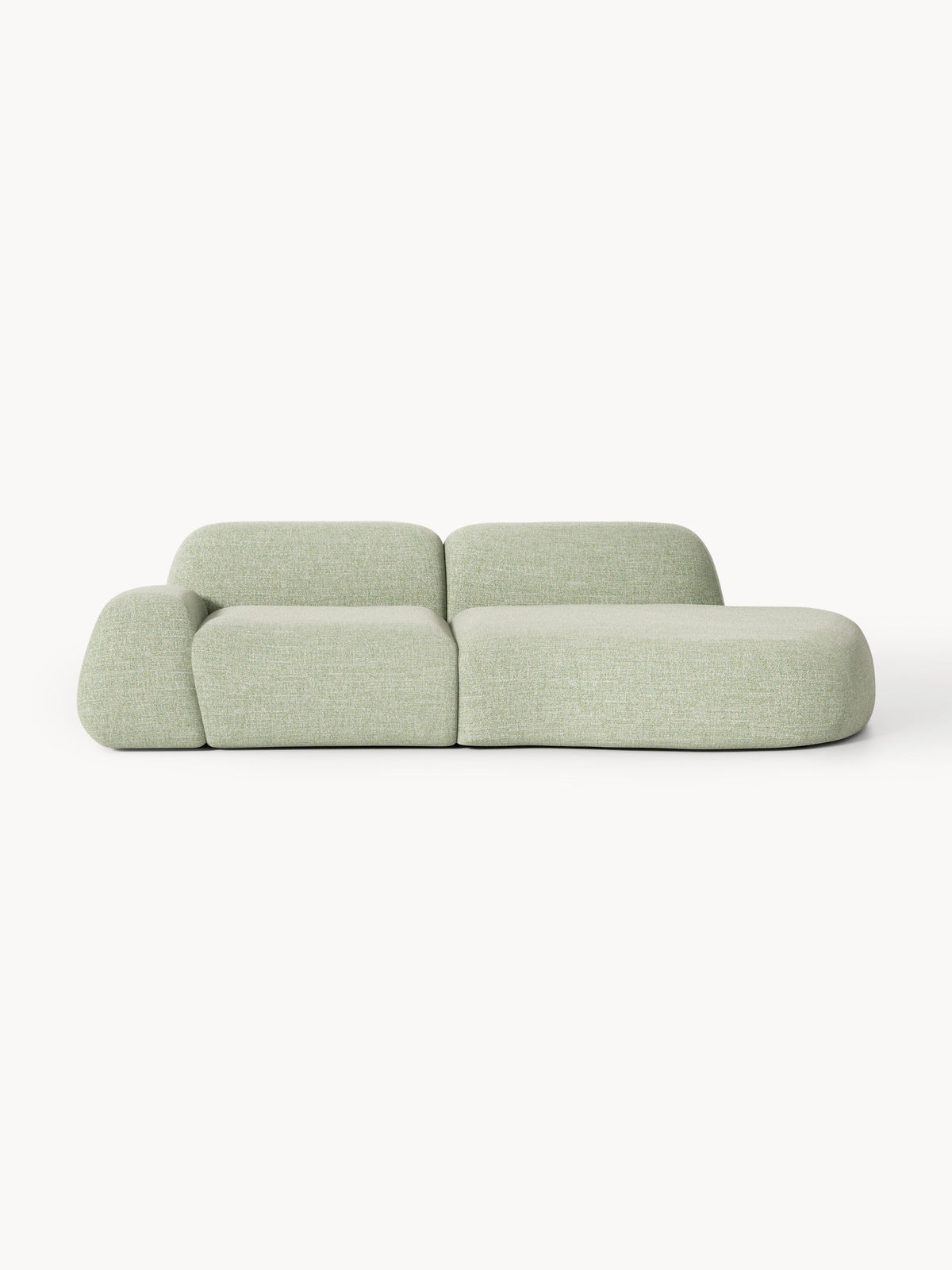 Wolke Modular Bouclé Chaise (3-seater)