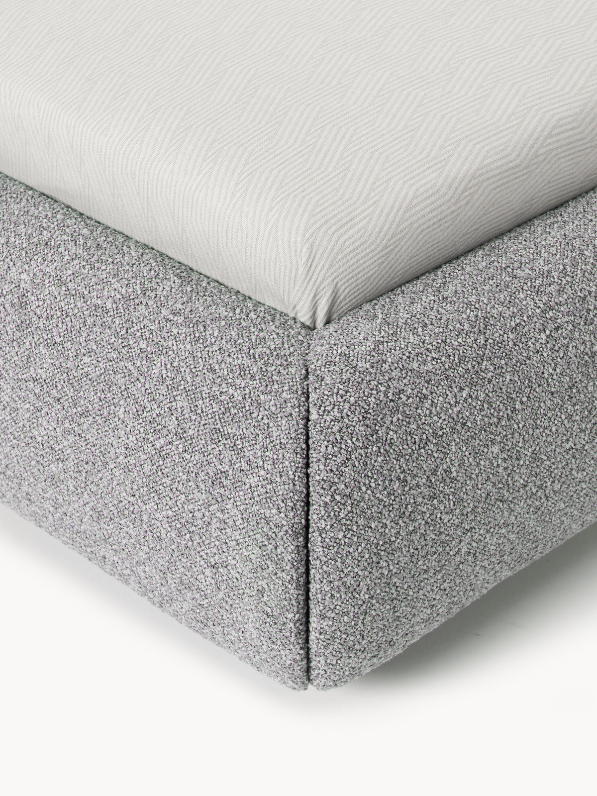 Alba Upholstered Bouclé Bed