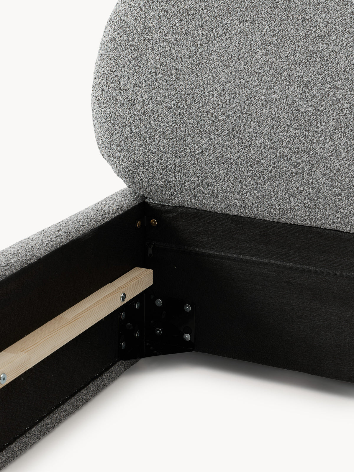 Alba Upholstered Bouclé Bed