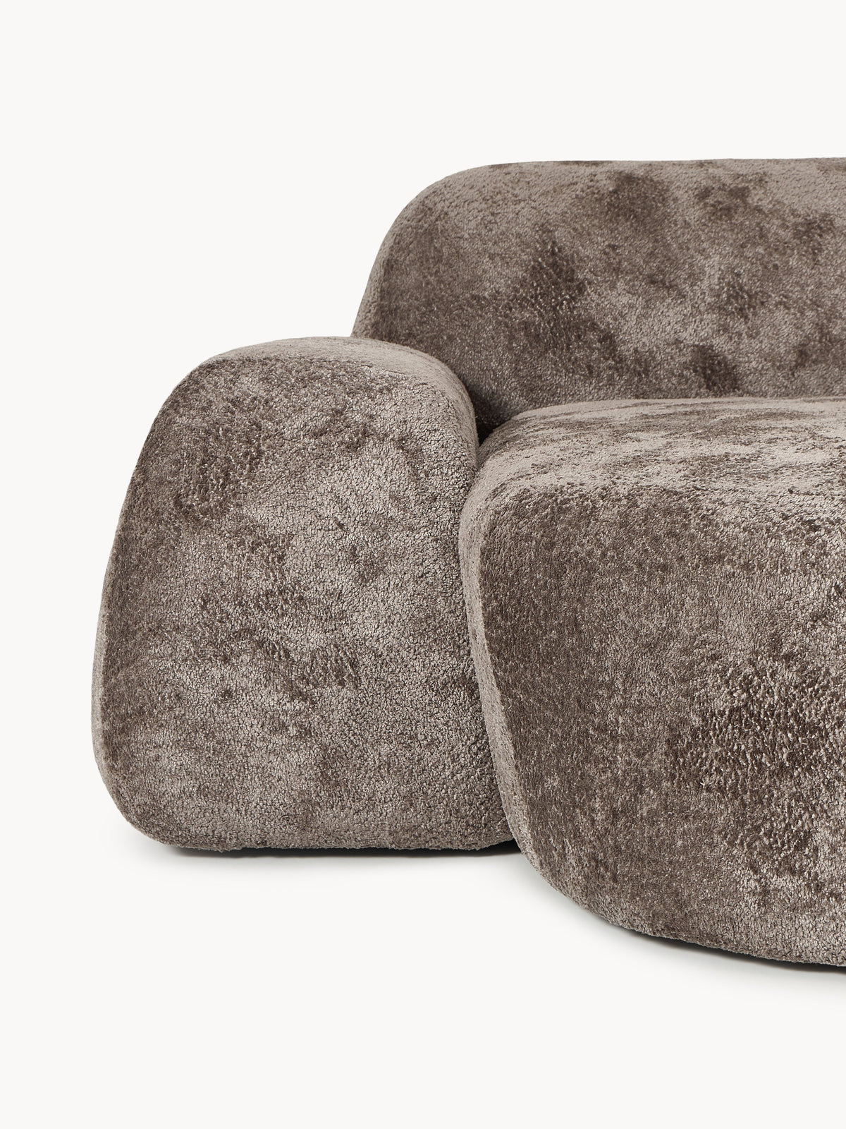 Wolke Modular Teddy Bouclé Corner Sofa (3-seater)