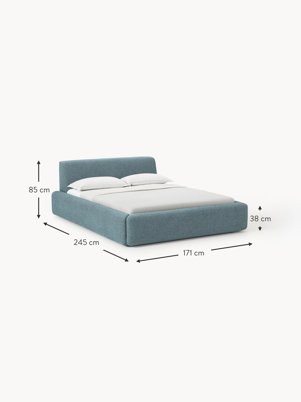 Melva Upholstered Bed with Storage